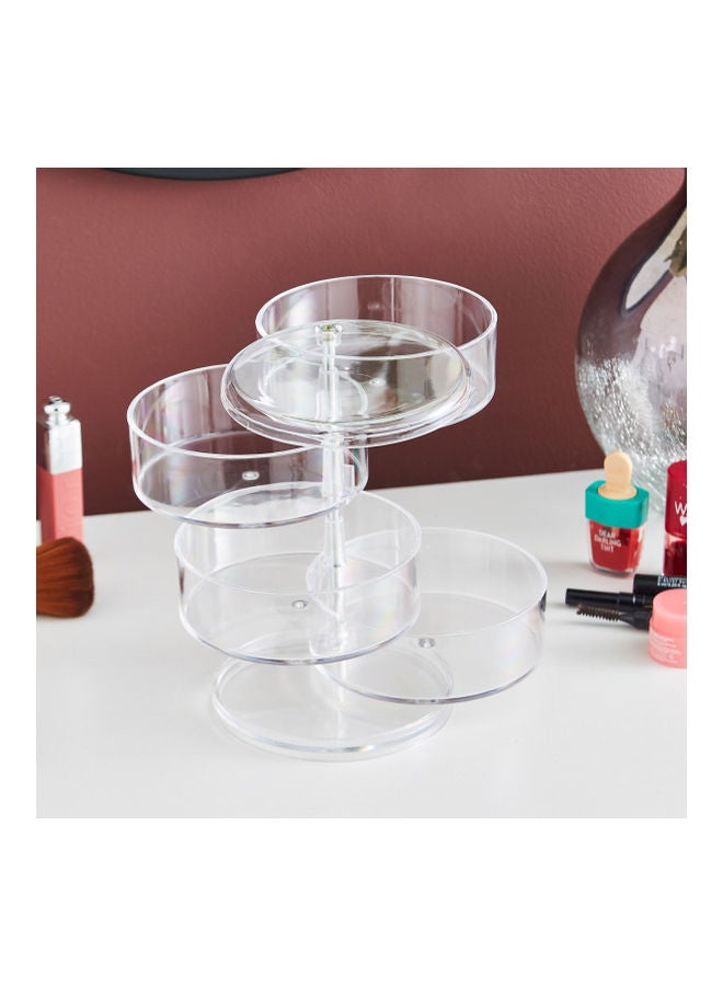 Home Box - Crystal Cosmetics Organiser Clear - Image 1