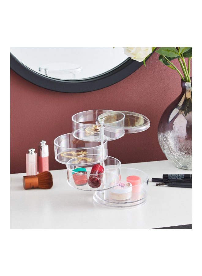 Home Box - Crystal Cosmetics Organiser Clear - Image 1