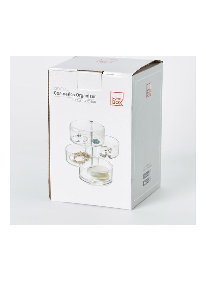 Home Box - Crystal Cosmetics Organiser Clear - Image 1