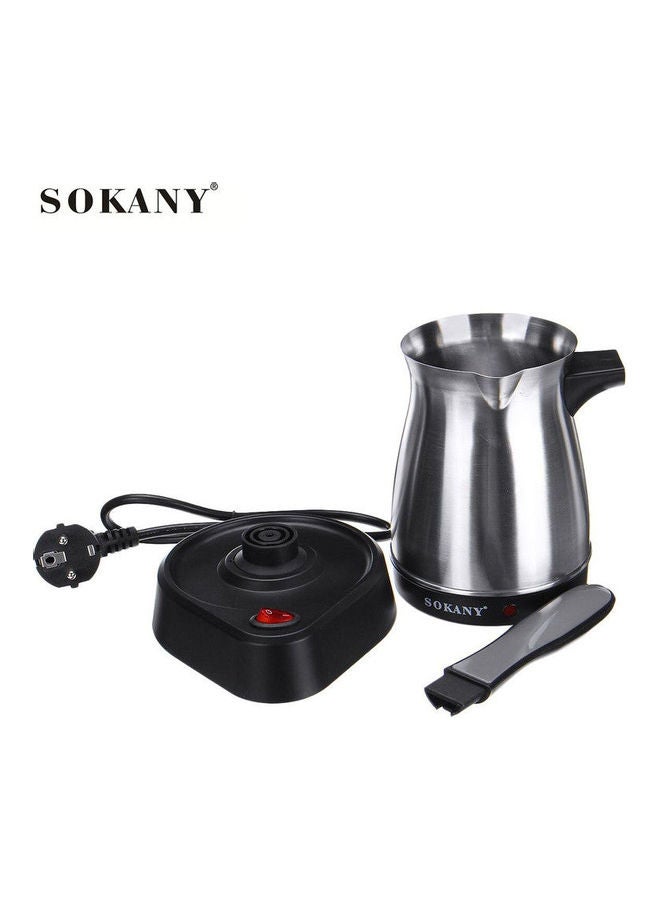 سوكاني ماكينة صنع القهوة التركية الكهربائية من الستانلس ستيل طراز SK-214 0.5 L SK-214 فضي  - Image 2