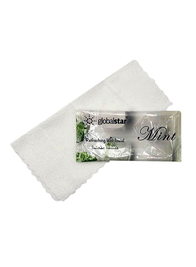 globalstar Refreshing Wet Towel Mint, Pack Of 20 45ml 