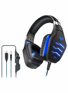 OVLENG GT86 3D Surround Sound LED Over Ear Wired Microphone X Box Gaming Headset 