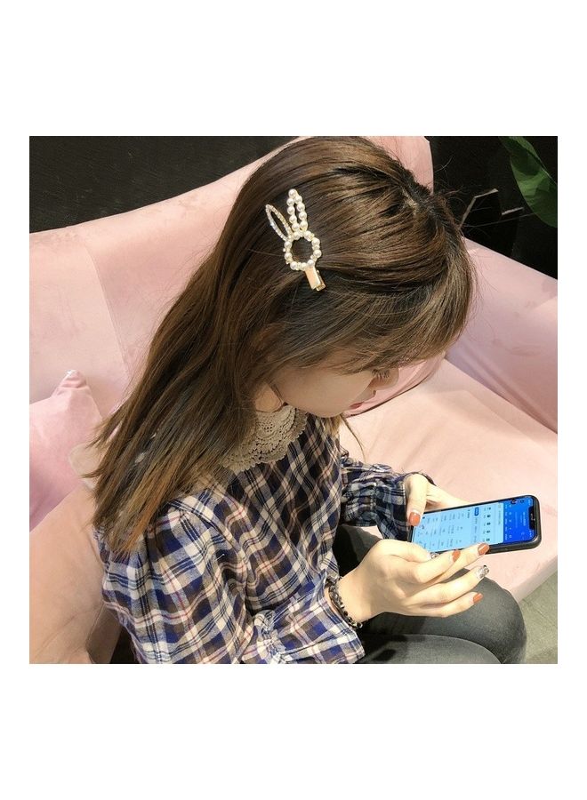 Pearl Rhinestone Hairpin Multicolour - Image 1