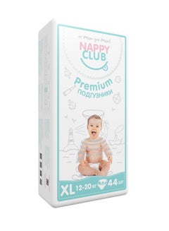 NAPPY CLUB Premium Diapers, Extra Large, 18-24 Months, 44 Count UAE |  Dubai, Abu Dhabi