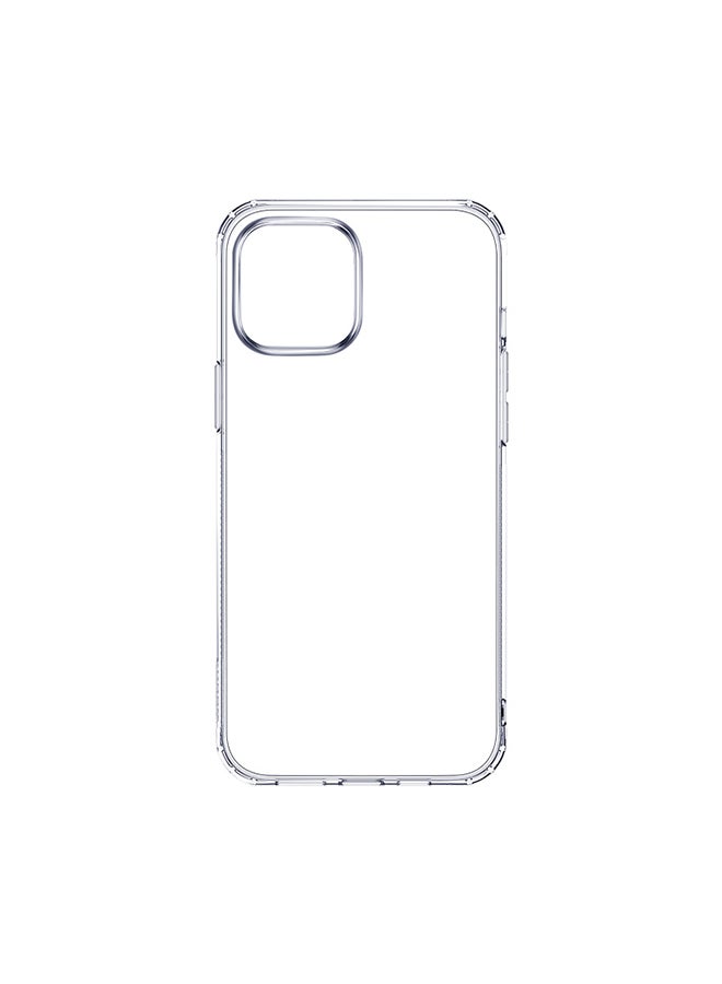 DUDAO Protective Case Cover Clear whit Tempered Glass Screen Protector  For iPhone 12 White  - Image 2
