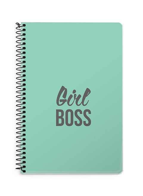 Designer A5 Spiral Notebook Memo Notepad Journal Turquoise