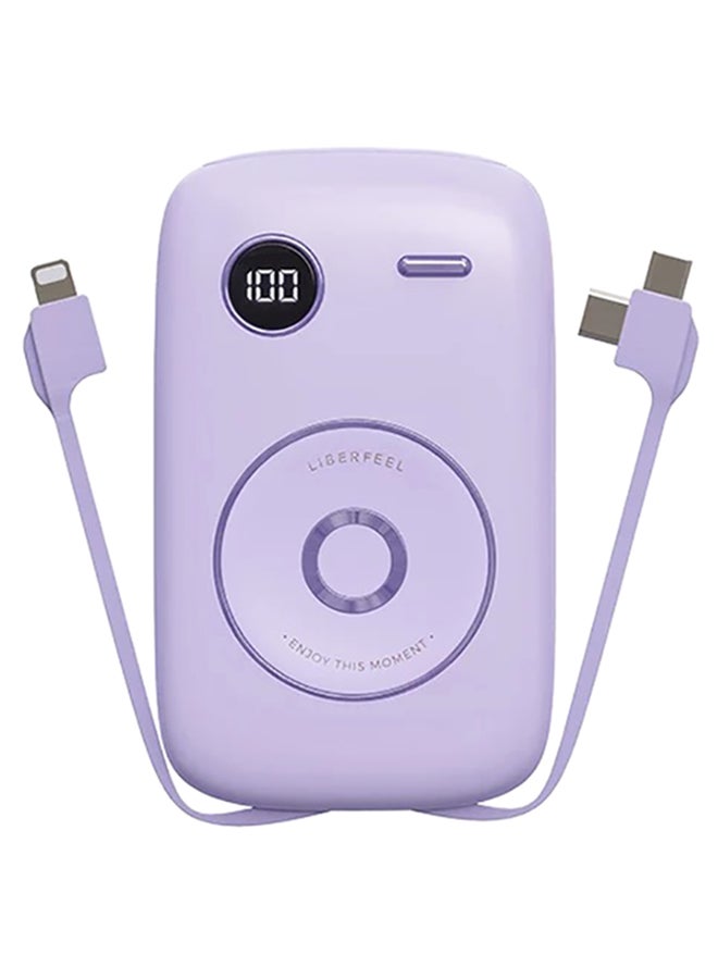 Generic 10000.0 mAh Fast Charge Powerbank Lavender  - Image 1