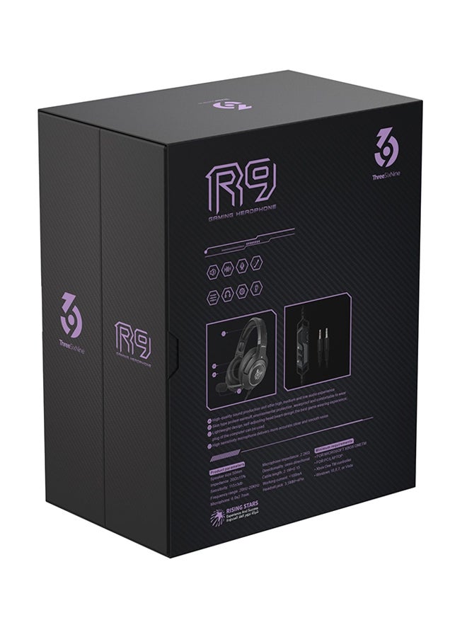 ثري سكس ناين سماعة رأس إحترافية للألعاب طراز-R9 - Image 3