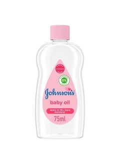 Johnson's Baby Oil, Dermatologically Tested Formula for Delicate Skin, 75ml - 6223000650530  - Image 1