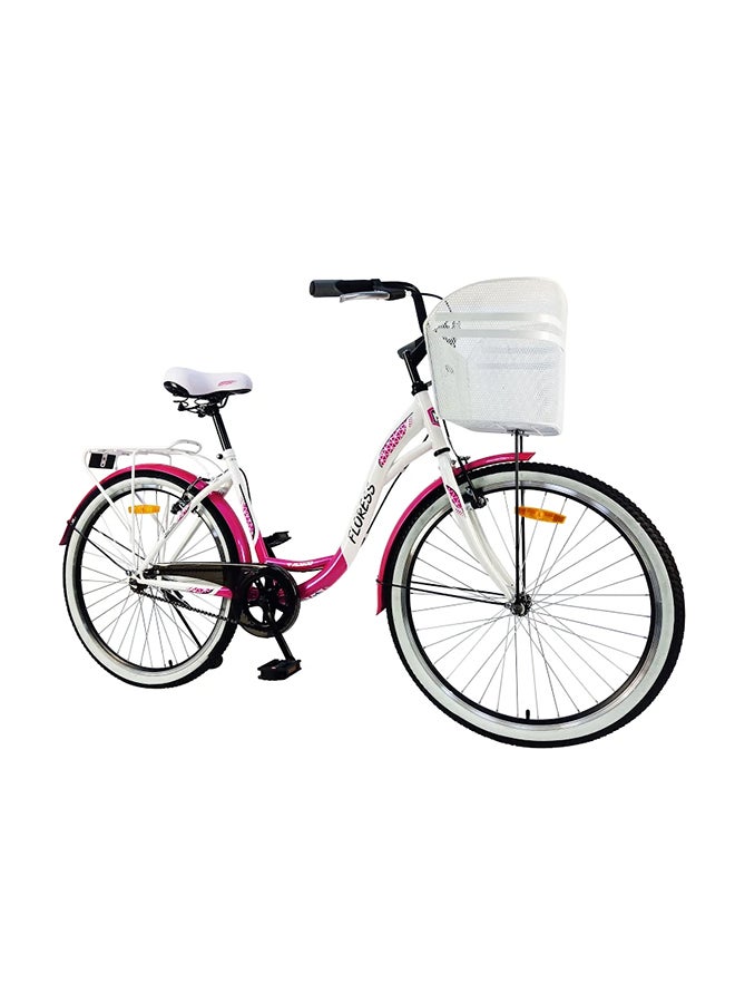 MOGOO Floress Single Speed Cycle Pink 26inch L - Image 2
