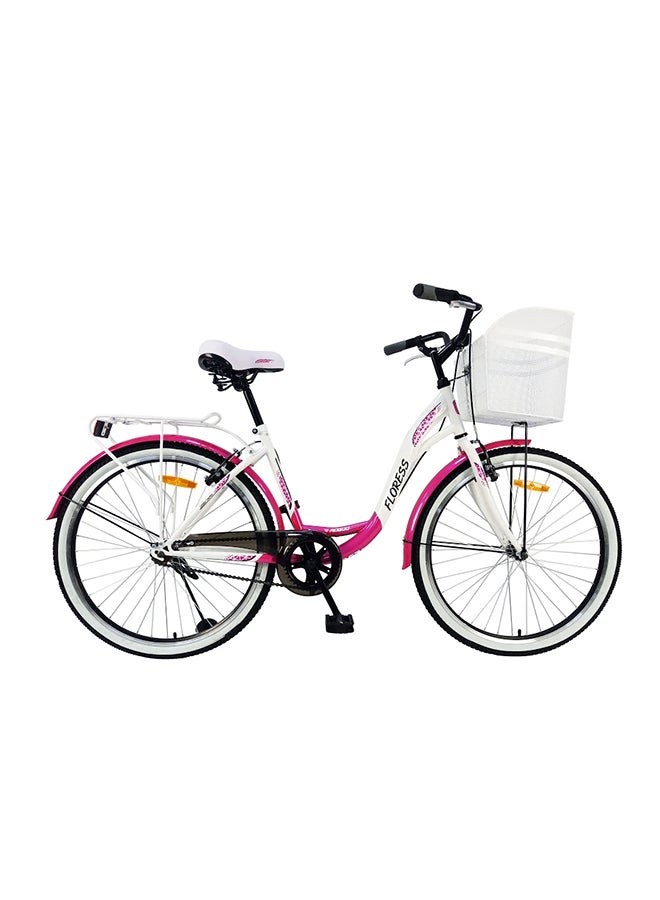 MOGOO Floress Single Speed Cycle Pink 26inch L - Image 1