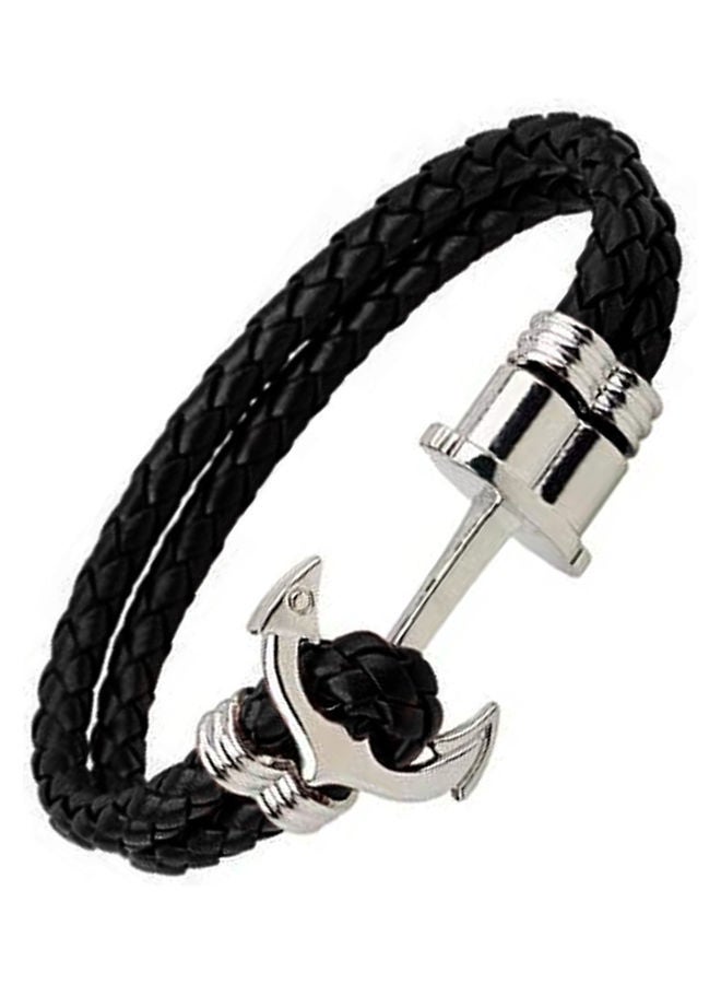 AIWANTO - Leather Braided Bracelet - Image 1
