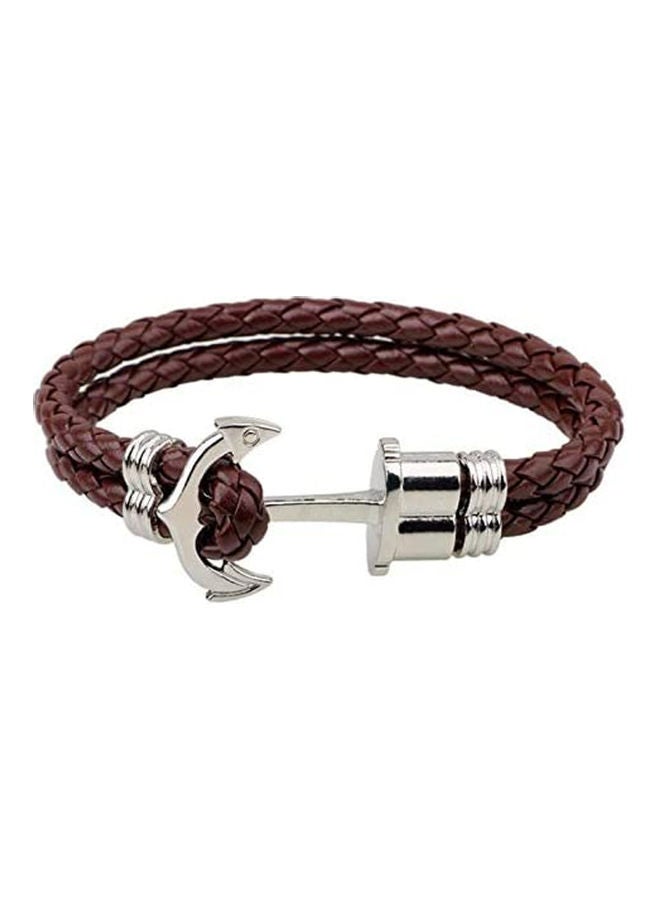 AIWANTO Leather Braided Bracelet  - Image 1