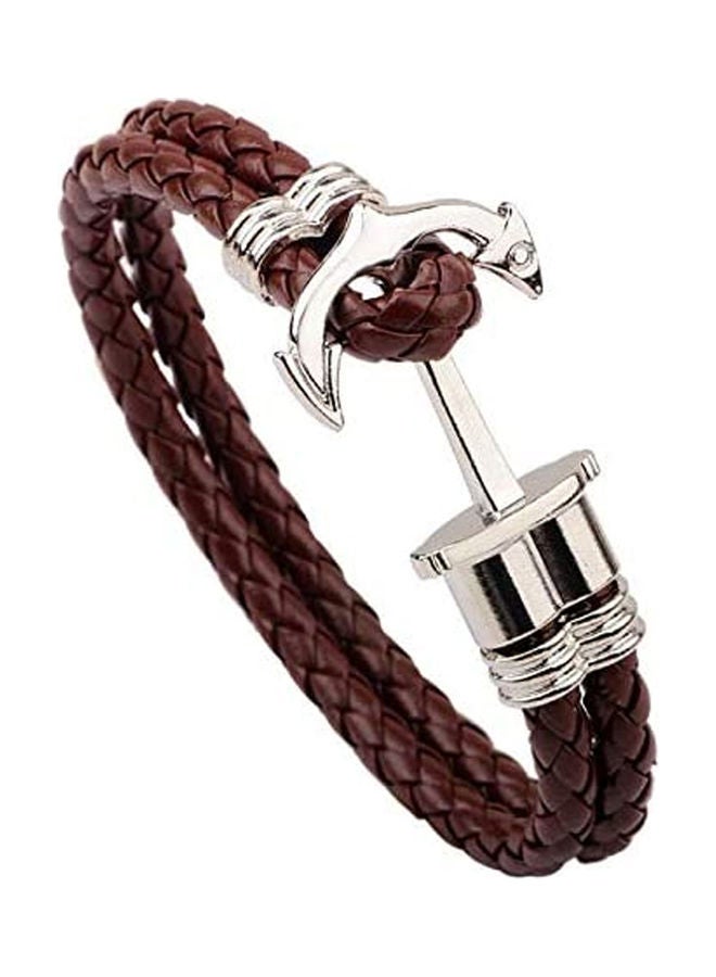 AIWANTO Leather Braided Bracelet  - Image 2