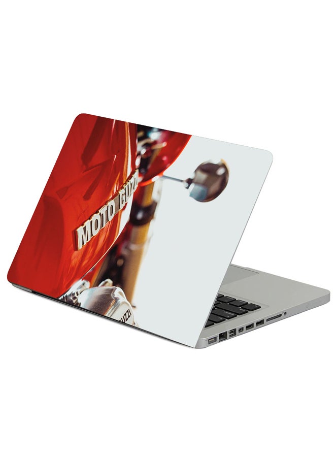 Fast Print Moto Guzzi Lemans Moto Guzz Motorcycle Printed Laptop Sleeve Multicolor