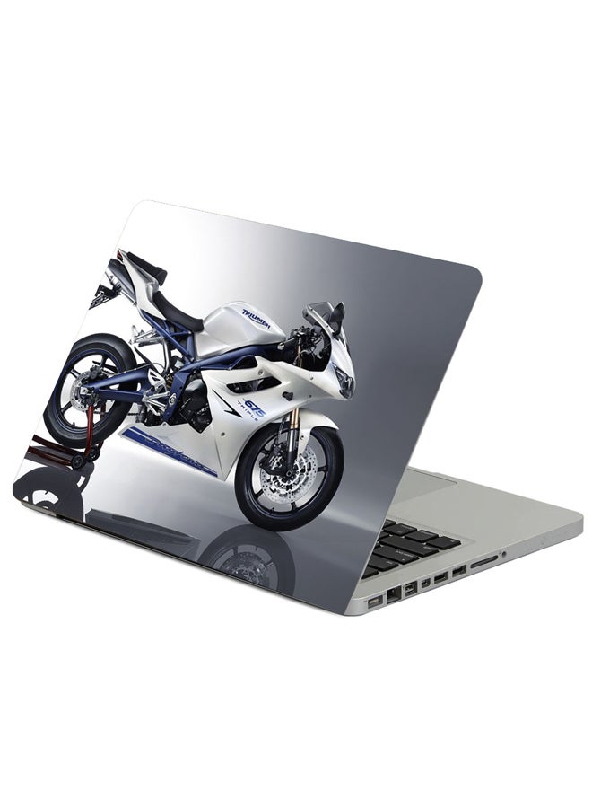 حافظة لابتوب بطبعة دراجة تريامف دايتونا رياضية متعدد الألوان