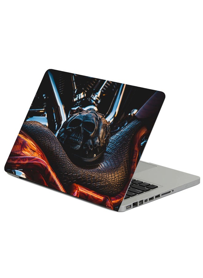 Fast Print Bike Helmet Motorcycle Printed Laptop Sleeve Multicolor
