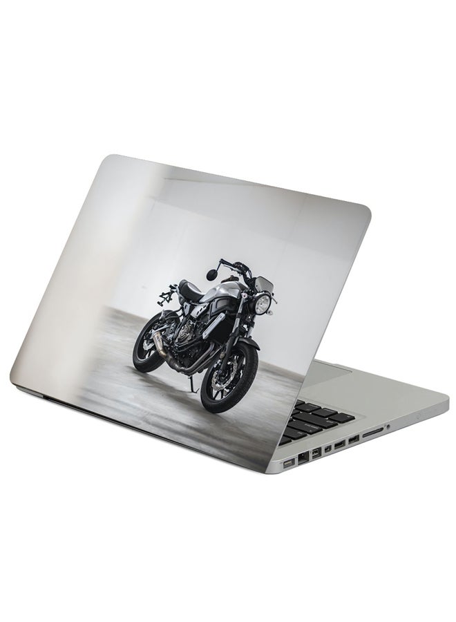 Fast Print Motorcycle Steering Wheel Printed Laptop Sleeve Multicolor 