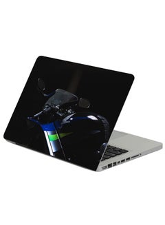 Motorcycle Speedometer Steering Wheel Printed Laptop Sleeve Multicolor