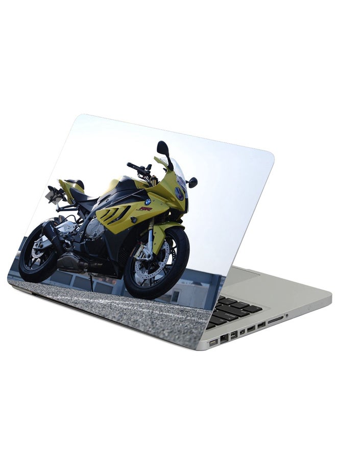 Fast Print Ac-Schnitzer-Bmw Motorcycle Sports Printed Laptop Sleeve Multicolor 