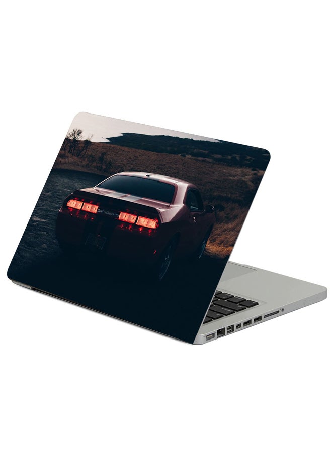 Fast Print Auto Rear View Lights Printed Laptop Sleeve Multicolor