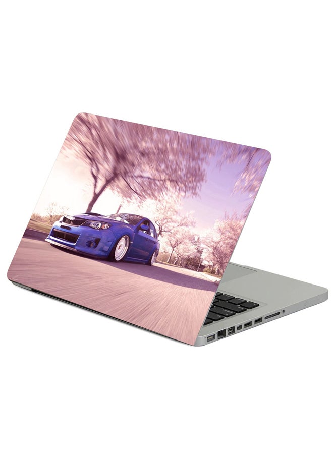 فاست برينت ملصق لابتوب أوتو سبيد رود مُزيّن بطبعة طريق متعدد الألوان