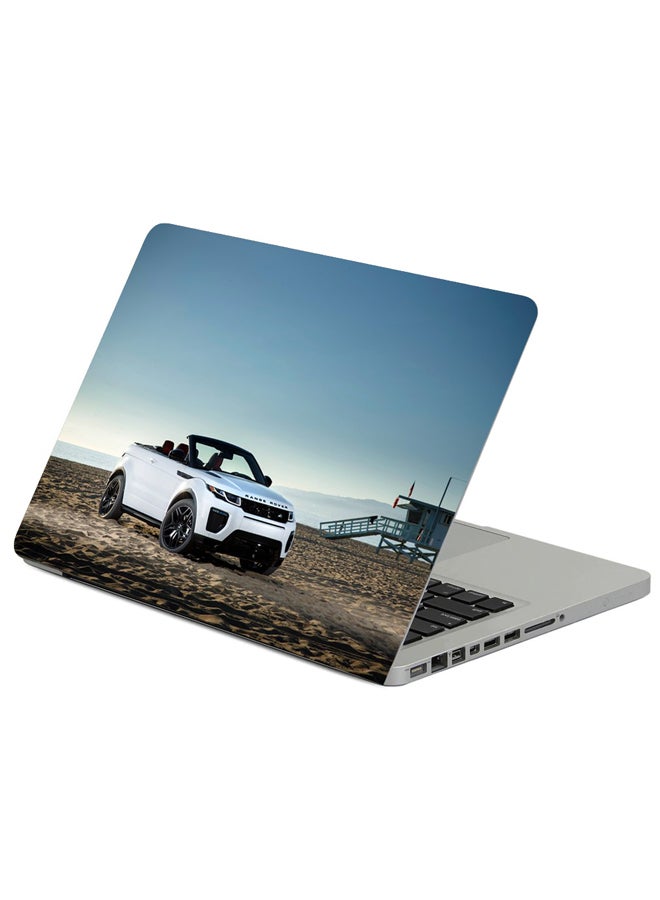 Fast Print Land Rover Range Printed Laptop Sleeve Multicolor