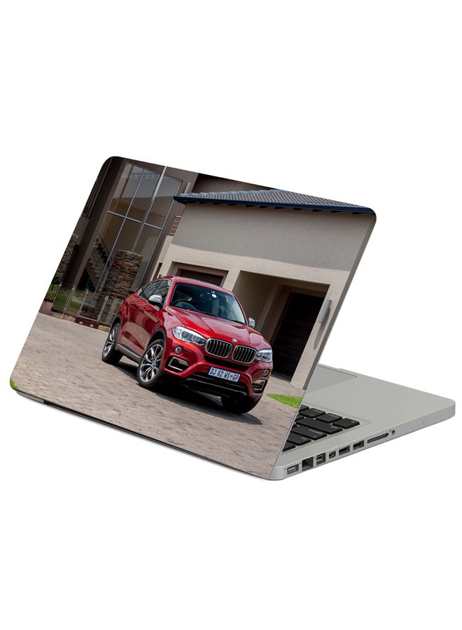 Fast Print 2015 Bmw X6 Printed Laptop Skin Cover Multicolor 