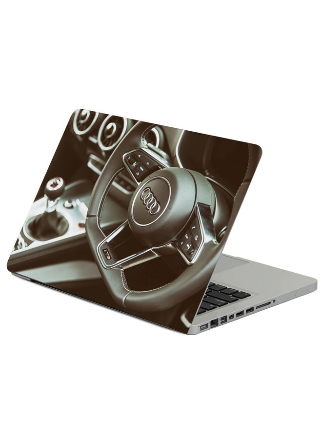 Fast Print Audi TTS Interior Printed Laptop Sleeve Multicolor