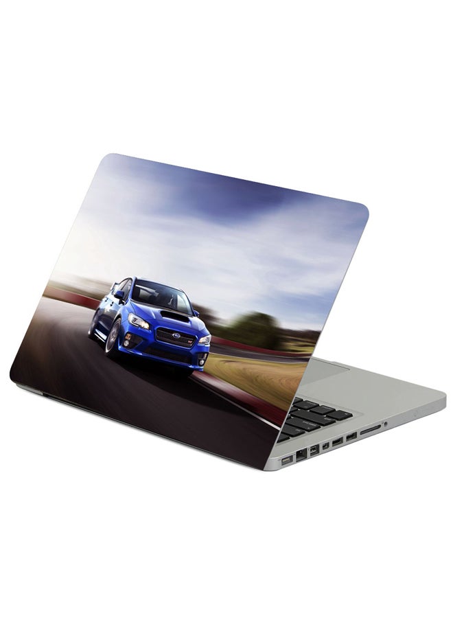 Fast Print Subaru Wrx Sti Printed Laptop Sleeve Multicolor