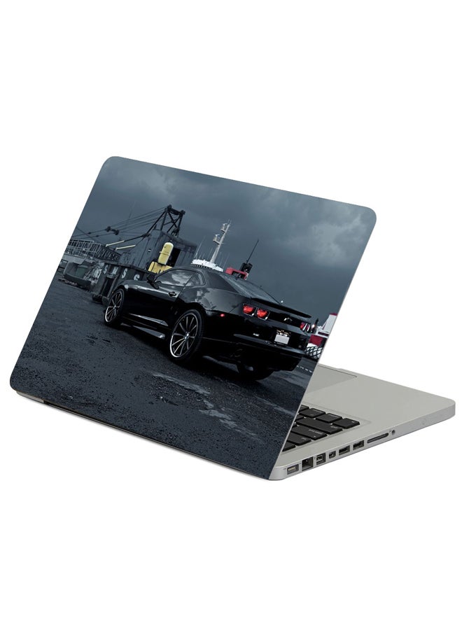 Chevrolet Camaro Black Printed Laptop Sleeve Multicolor