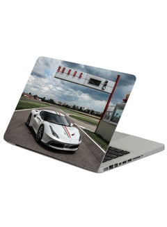 Ferrari 458 Mm Speciale Printed Laptop Sleeve Multicolour