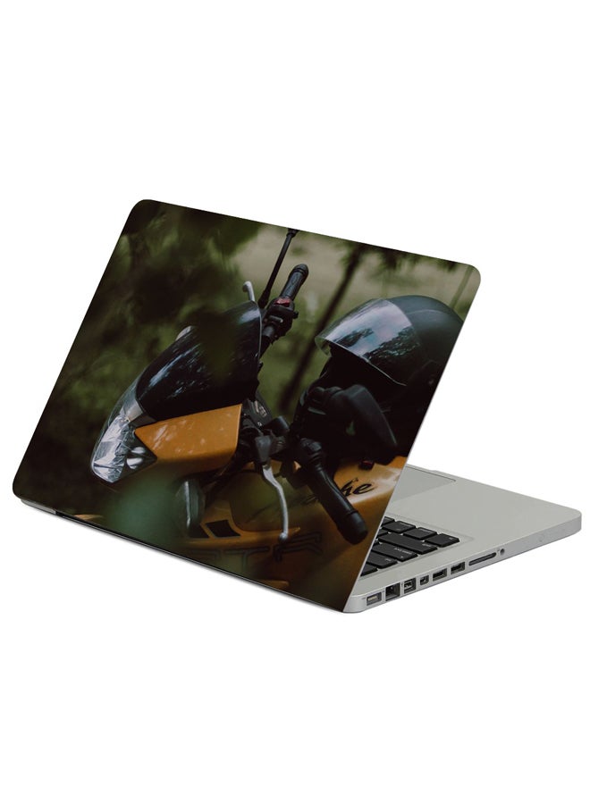 Fast Print Motorcycle Bike Helmet Printed Laptop Sleeve Multicolour 
