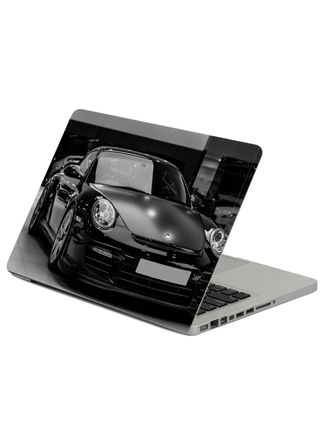 Fast Print Auto Black Headlight Printed Laptop Sleeve Multicolour 