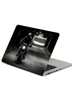 Motorcyclist Motorcycle Biker Printed Laptop Sleeve Multicolour