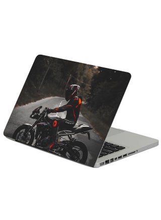 Motorcycle Motorcyclist Bike Printed Laptop Sleeve Multicolour - v1610623800/N43626303A_1