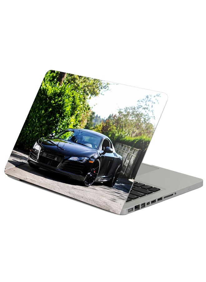 Audi R8 Style Cars Printed Laptop Sleeve Multicolour
