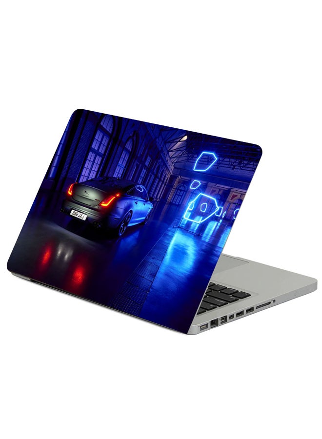 Fast Print Jaguar Xj Neon Printed Laptop Sleeve Multicolour