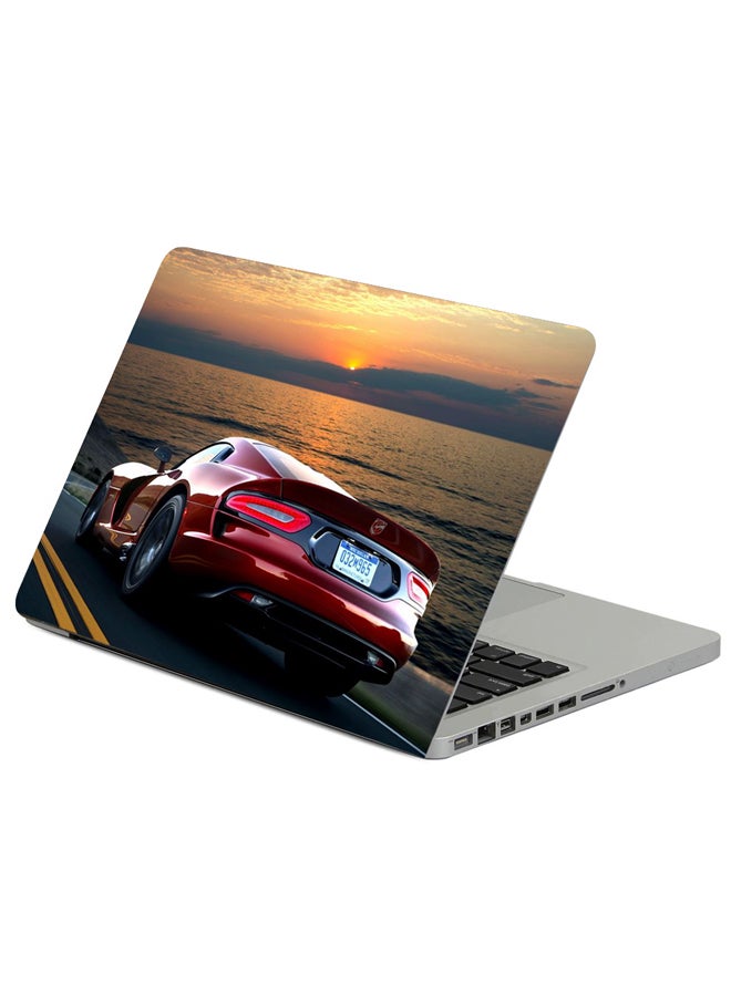 Fast Print Dodge Viper Gts Printed Laptop Sleeve Multicolour