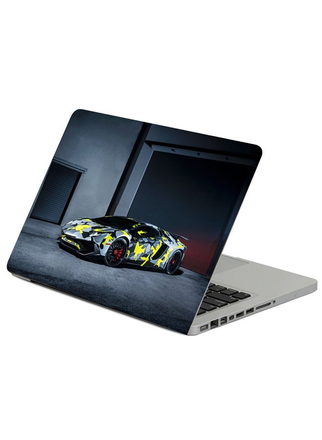 Fast Print Lamborghini Aventador Lp-750-4 Printed Laptop Sleeve Multicolour