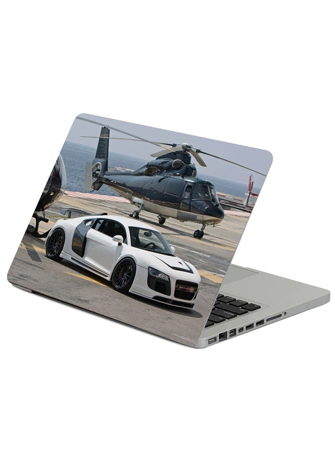 Fast Print Audi Auto Car Printed Laptop Sleeve Multicolour