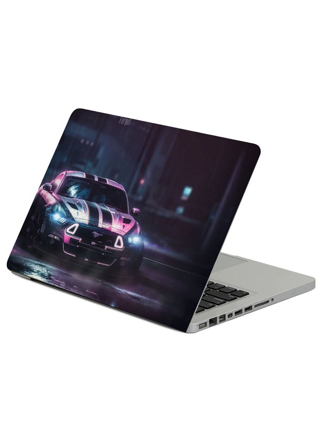 Ford Mustang GT Car Printed Laptop Sleeve Multicolour