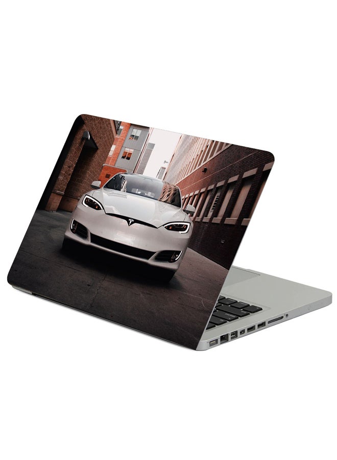 Tesla Model S Car Printed Laptop Sleeve Multicolour