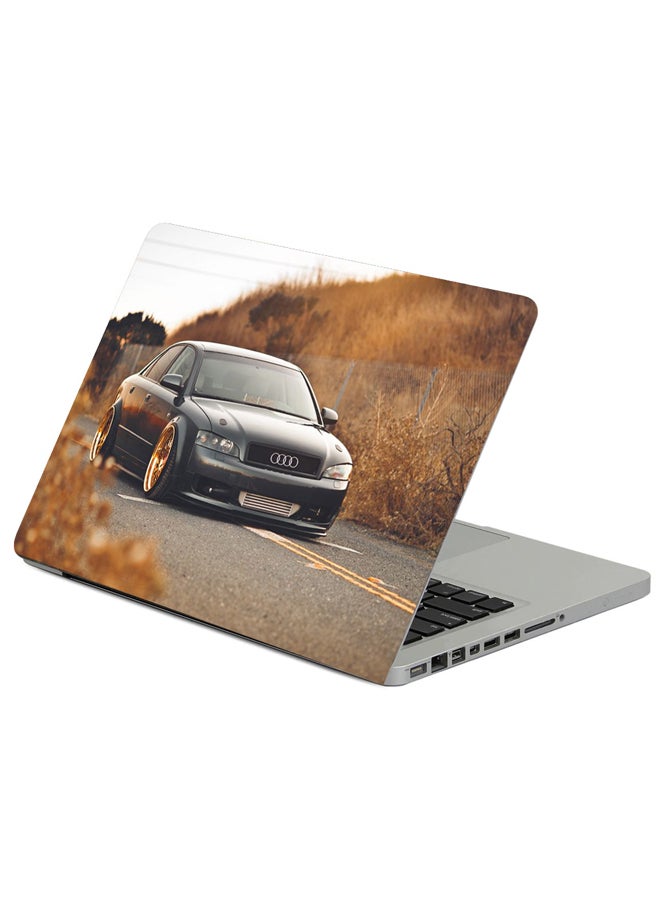 Fast Print Audi A4 Autumn Printed Laptop Sleeve Multicolour