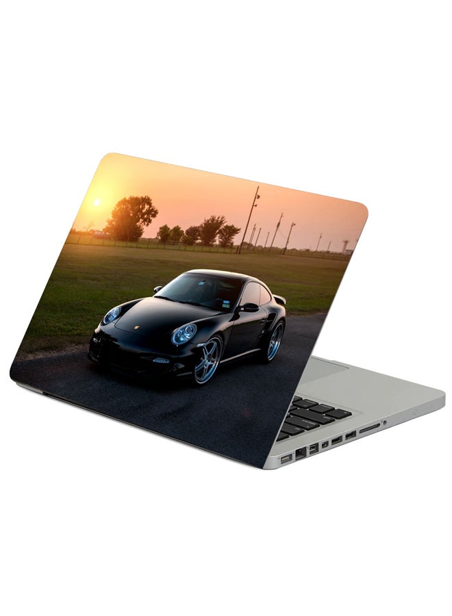 Fast Print Porsche 911 Turbo Printed Laptop Sleeve Multicolour