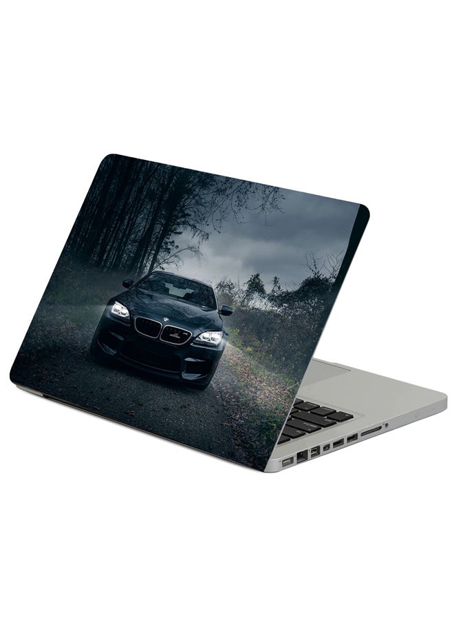 Fast Print Bmw M6 Black Forest Printed Laptop Sleeve Multicolour