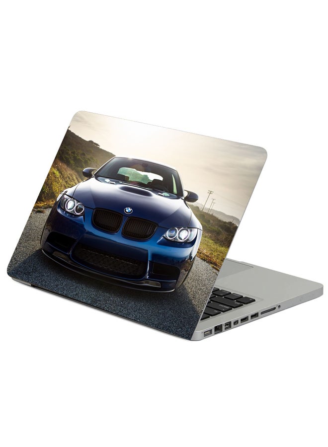 حافظة لابتوب بطبعة لسيارة بي إم دبليو إم 3 طراز E92 متعدد الألوان
