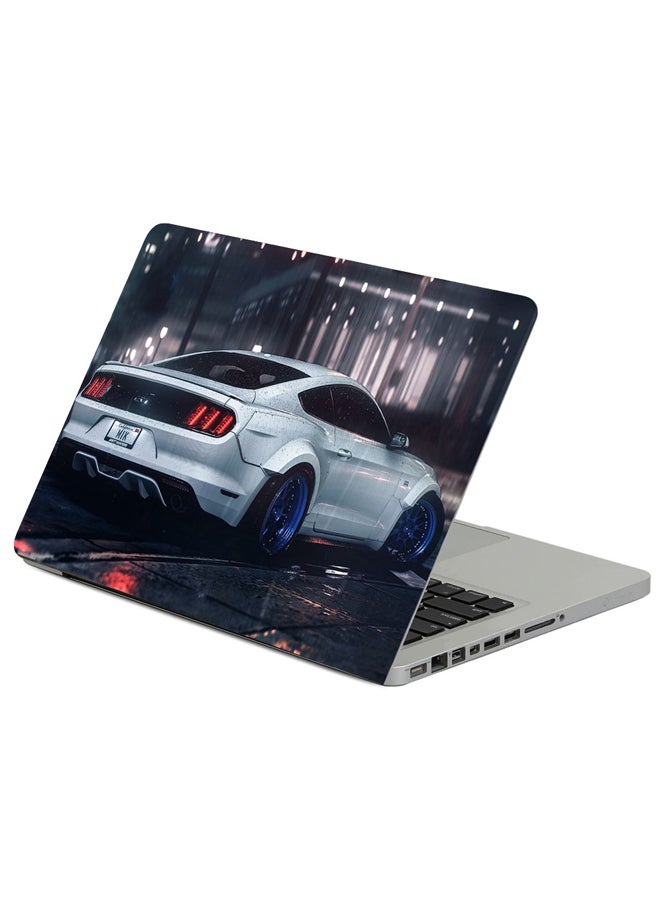 Fast Print Ford Mustang Gt Printed Laptop Sleeve Multicolour