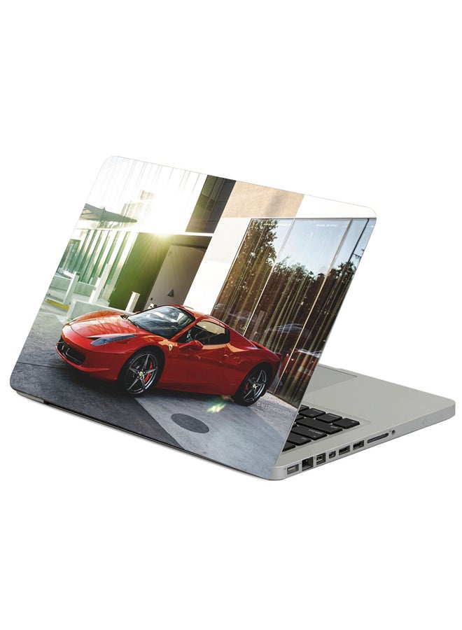 Fast Print 458 Spyder Ferrari Printed Laptop Sleeve Multicolour