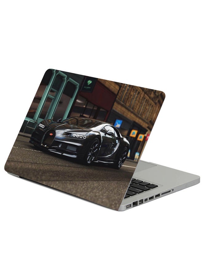فاست برينت حافظة لابتوب بطبعة سيارة بوجاتي شيرون الرياضية متعدد الألوان